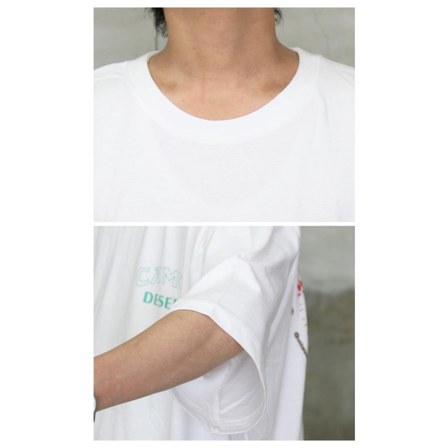 プリントビッグTシャツ☆ [M便 1/1] トップス メンズ Tシャツ バック