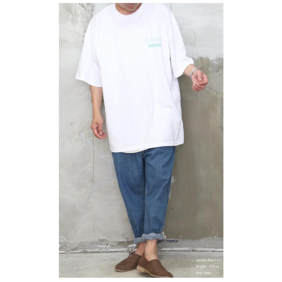 プリントビッグTシャツ☆ [M便 1/1] トップス メンズ Tシャツ バック