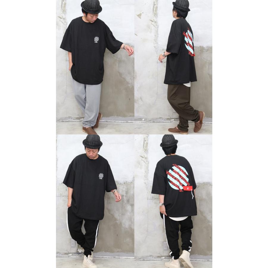 後ろ姿に焦点を Ss 5分袖バックプリントビッグｔシャツ ビッグｔシャツ メンズ ビッグシルエットｔシャツ メンズ バック Wh Woodwhichflows 通販 Yahoo ショッピング