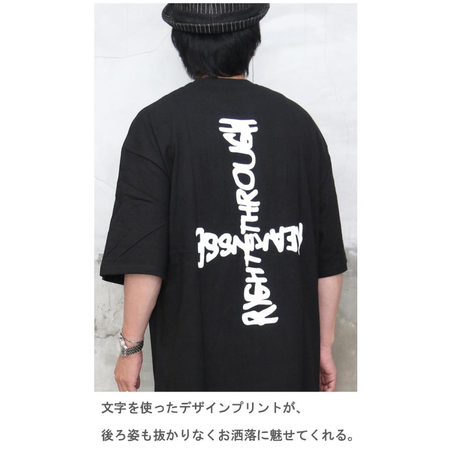 プリントビッグTシャツ [M便 1/1] トップス メンズ Tシャツ 発泡