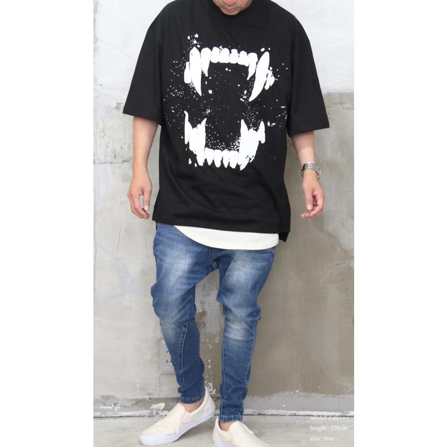 プリントビッグTシャツ [M便 1/1] トップス メンズ Tシャツ 発泡