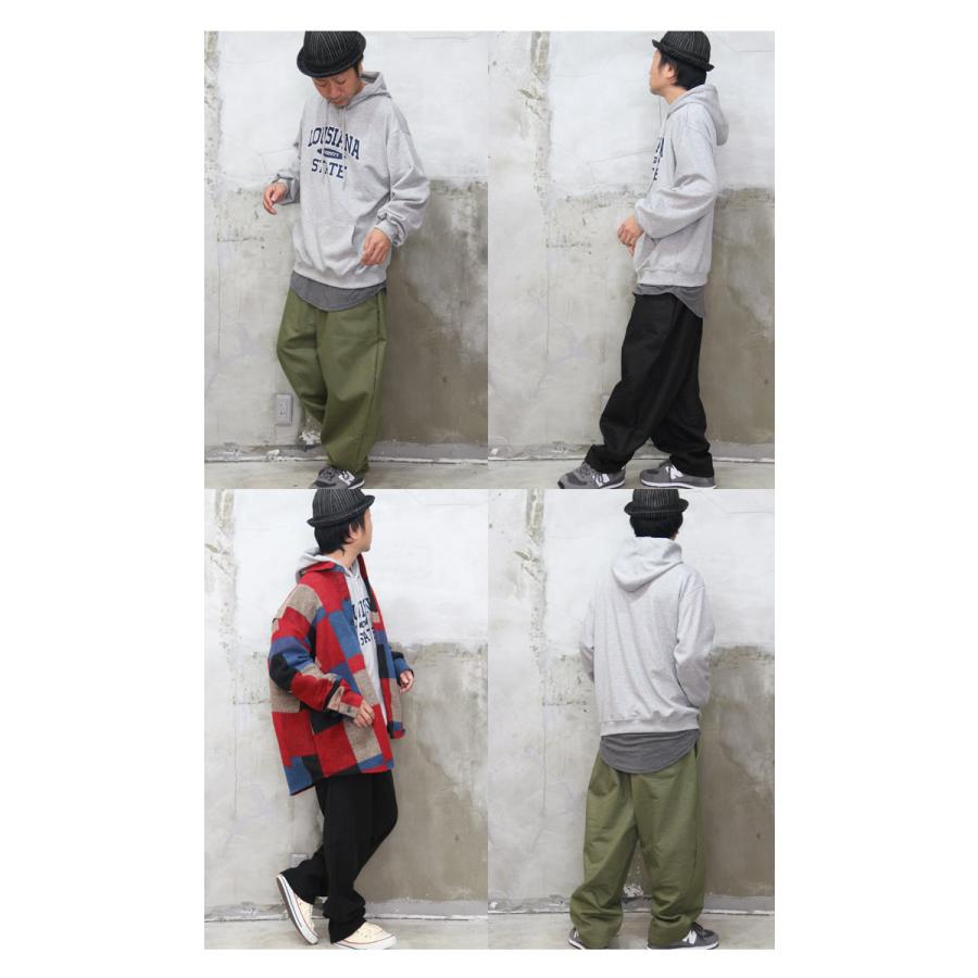 カレッジロゴビッグパーカー トップス メンズ トレーナー パーカー