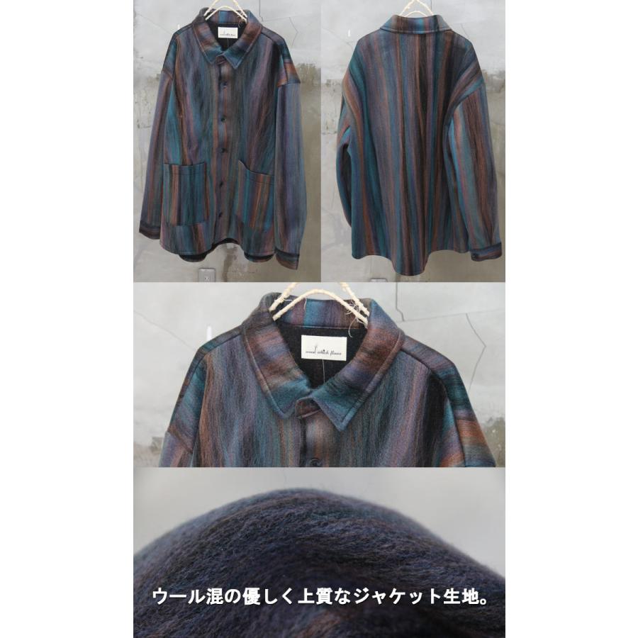 ミックスカラービッグジャケット アウター メンズ ジャケット ミックス