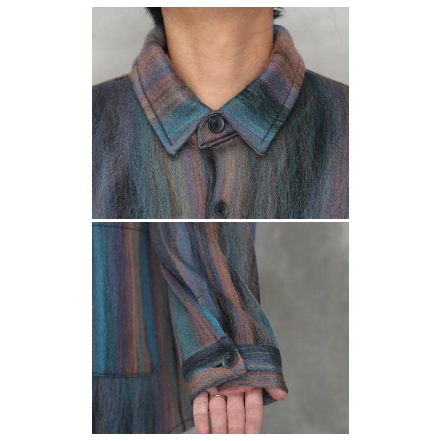 ミックスカラービッグジャケット アウター メンズ ジャケット ミックス