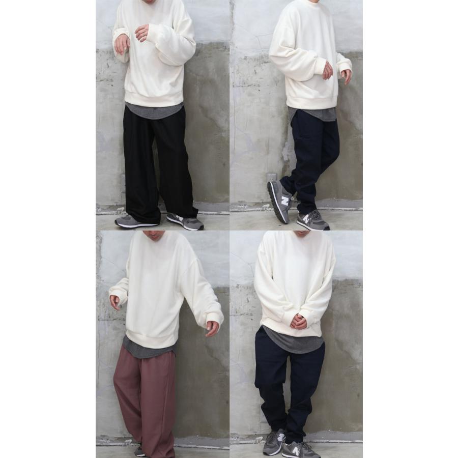 上品なニット！モックネックビッグニットモックネックニット メンズ