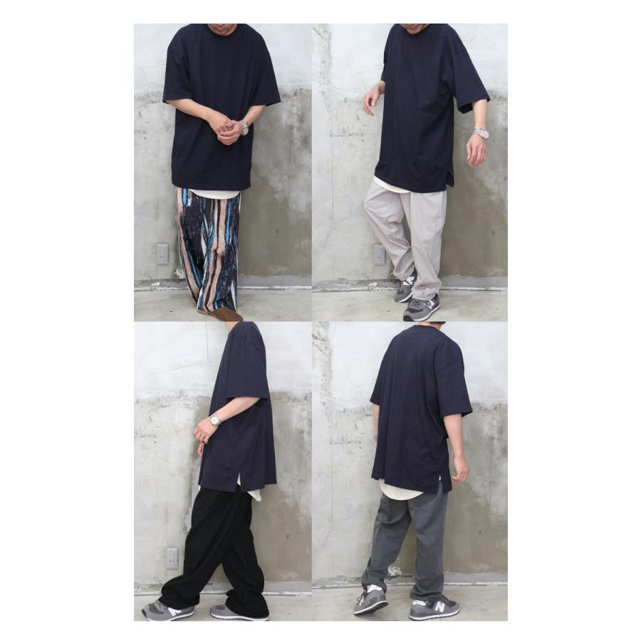 バーゲン 5分袖ビッグTシャツ [M便 1/1] 5分袖Tシャツ メンズ Tシャツ