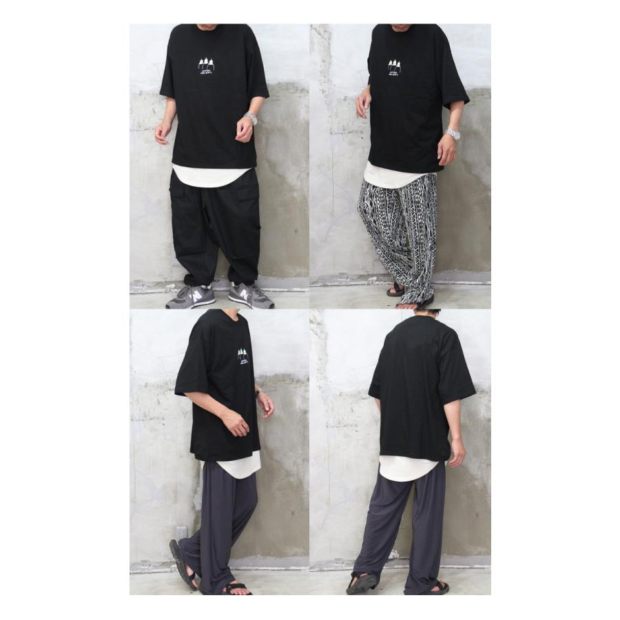 送料無料】バーゲン!7分袖ビッグTシャツ [M便 1/1] トップス メンズ T