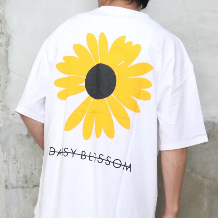 バックプリントTシャツ [M便 1/1] 花柄Tシャツ メンズ Tシャツ 花柄 