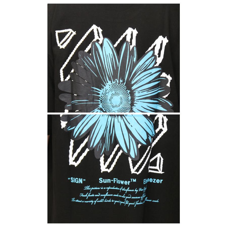 送料無料】バーゲン! 花柄プリントビッグTシャツ [M便 1/1 送料無料】バーゲン! 花柄プリントビッグTシャツ [M便 1/1