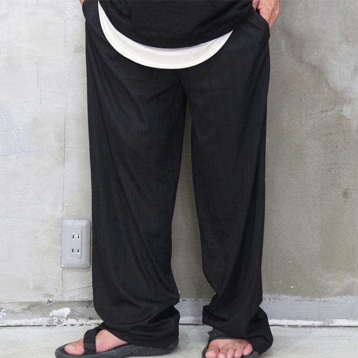イージーワイドパンツ [M便 1/1] ワイドパンツ メンズファッション  