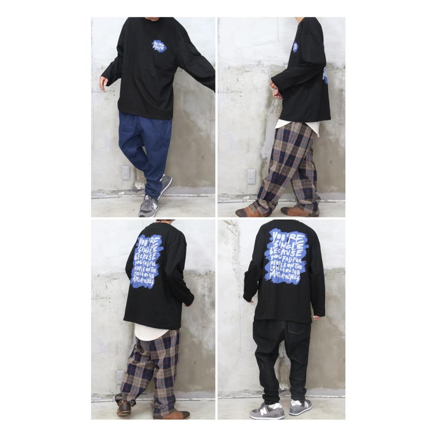 プリントビッグロンT [M便 1/1] トップス メンズ 長袖Tシャツ ロンT