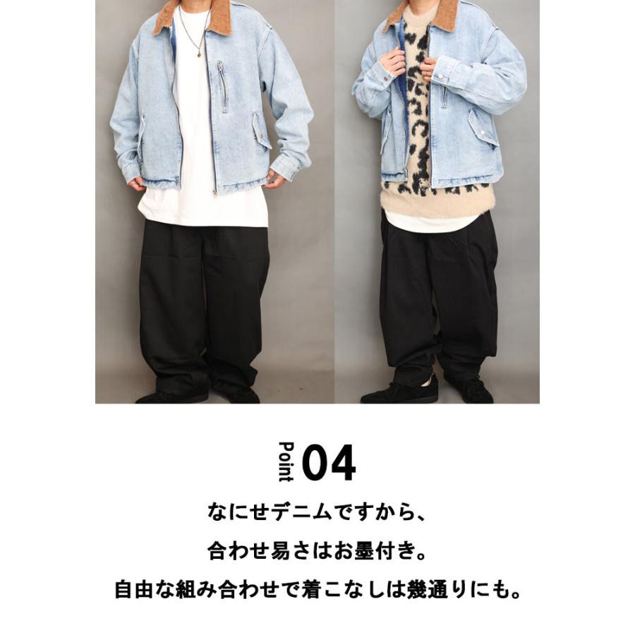 デニムジャケット メンズ Gジャン デニム ショートジャケット
