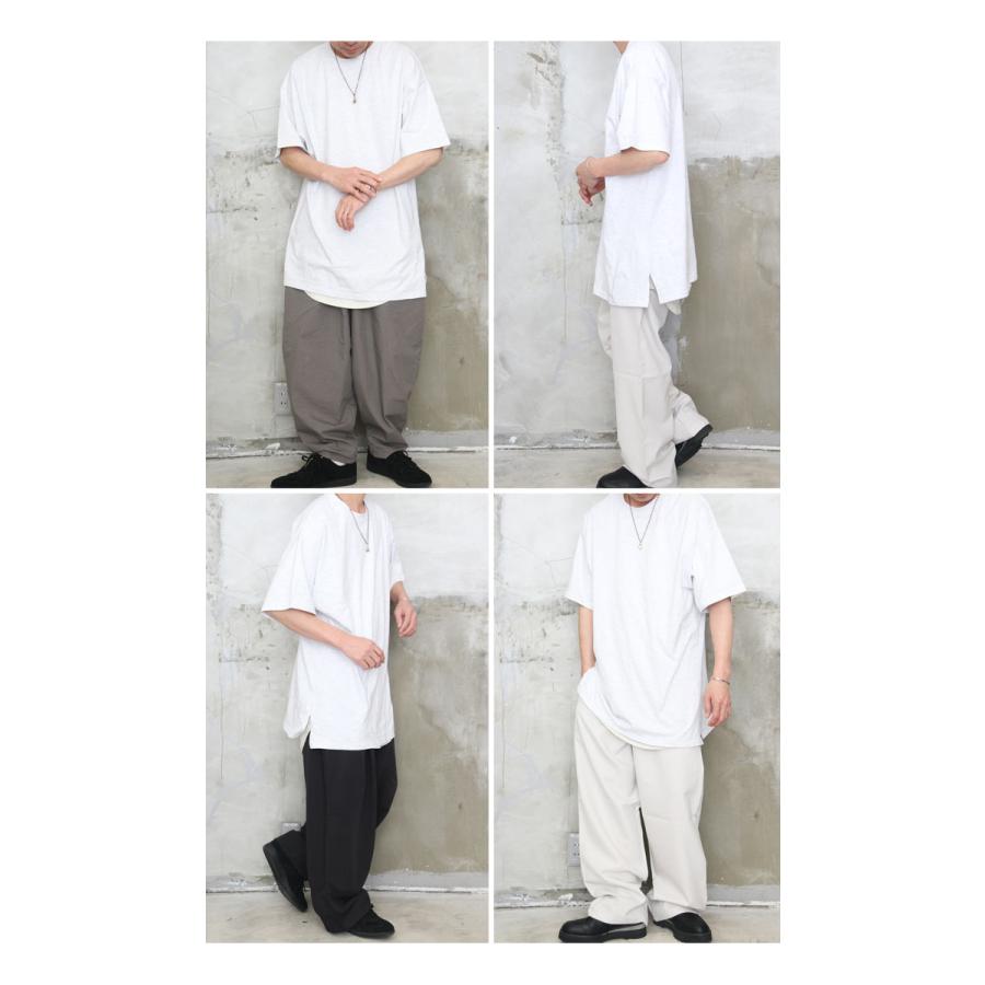 セミロングTシャツ メンズ [M便 1/1] 半袖Tシャツ 5分袖Tシャツ 無地T