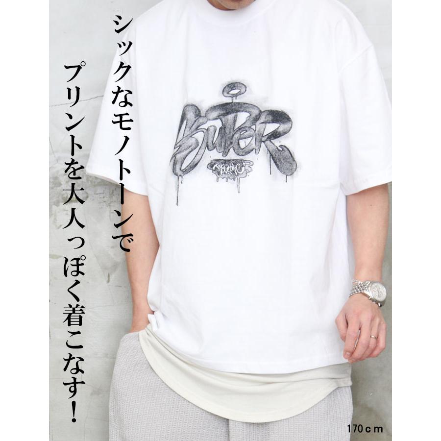 プリントビッグTシャツ メンズ [M便 1/1] プリントTシャツ ビッグT