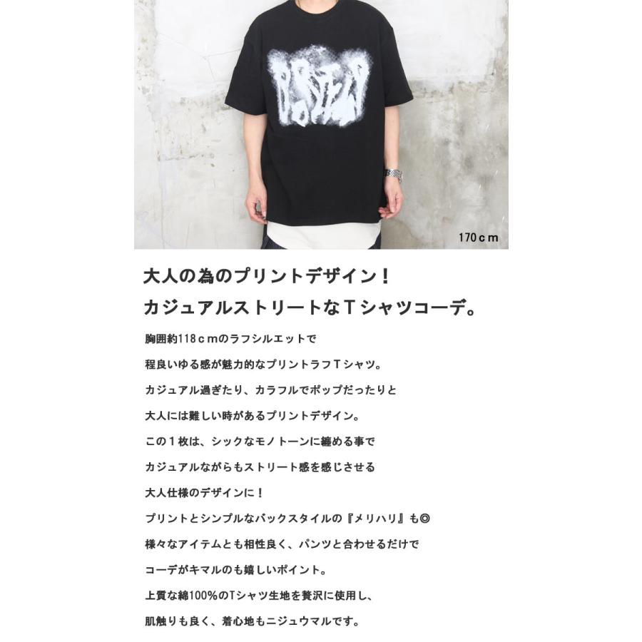 プリントラフTシャツ メンズ [M便 1/1] プリントTシャツ 半袖Tシャツ 5