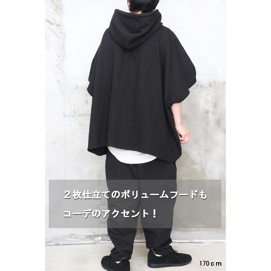 半袖ビッグパーカー メンズ 半袖パーカー 5分袖パーカー ビッグ