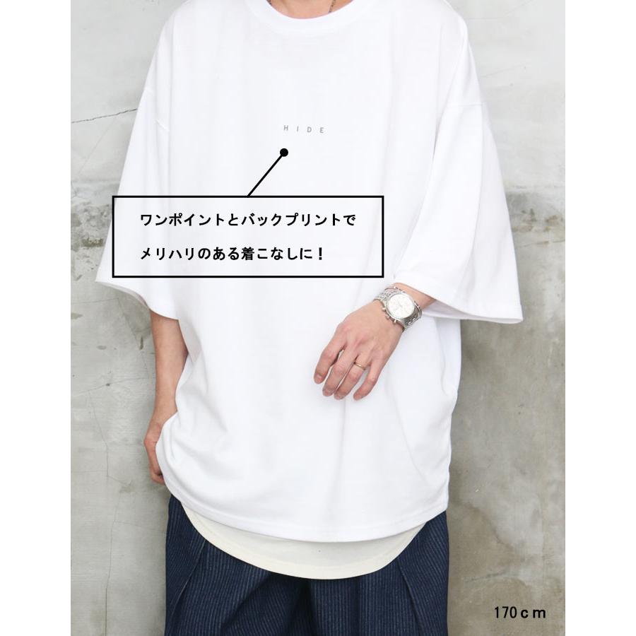 バックプリントビッグTシャツ メンズ [M便 1/1] プリントTシャツ