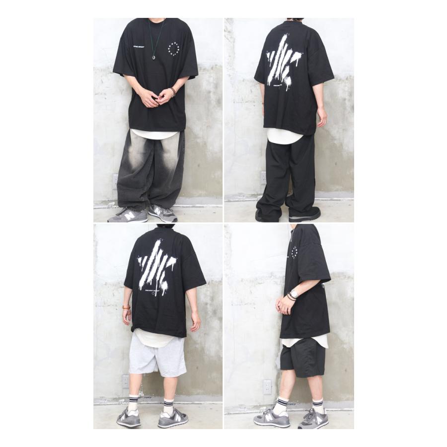 スーパービッグTシャツ メンズ [M便 1/1] 5分袖Tシャツ プリントT