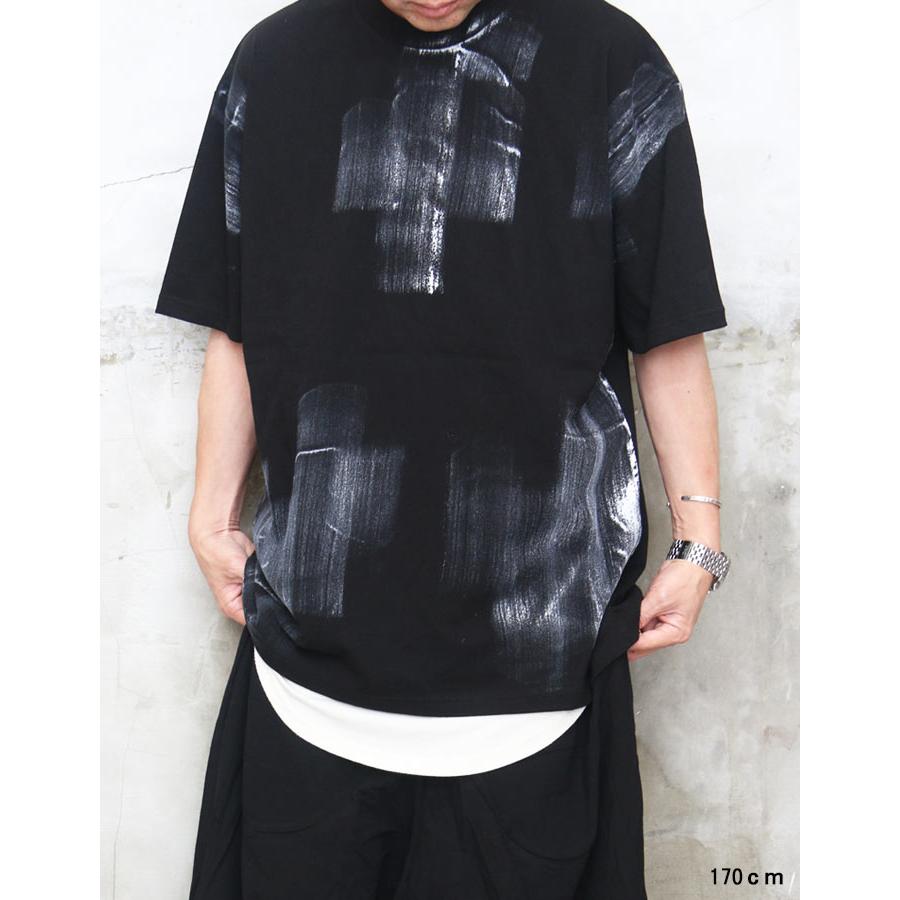 ペイントビッグTシャツ メンズ [M便 1/1] ペイントTシャツ ビッグT
