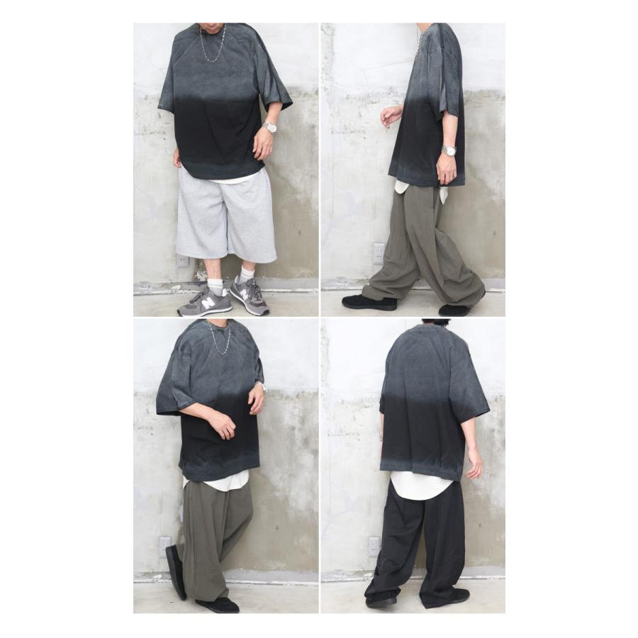 グラデーションペイントTシャツ メンズ [M便 1/1] ペイントTシャツ