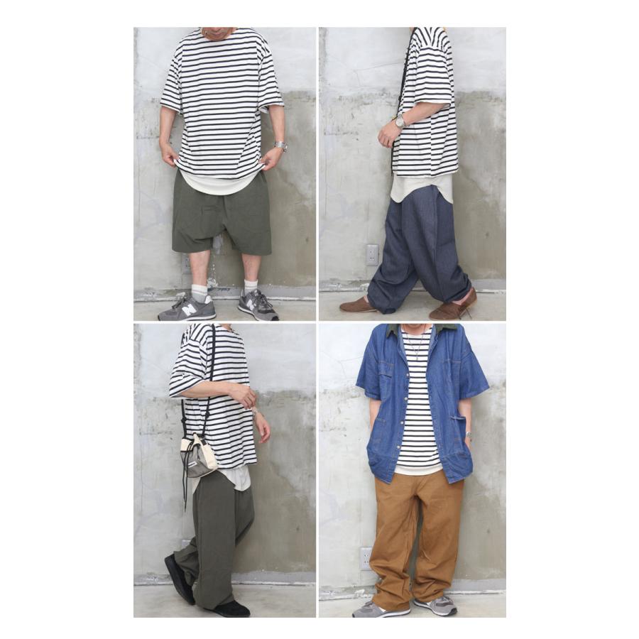 ボーダービッグTシャツ メンズ [M便 1/1] ボーダーTシャツ ビッグT
