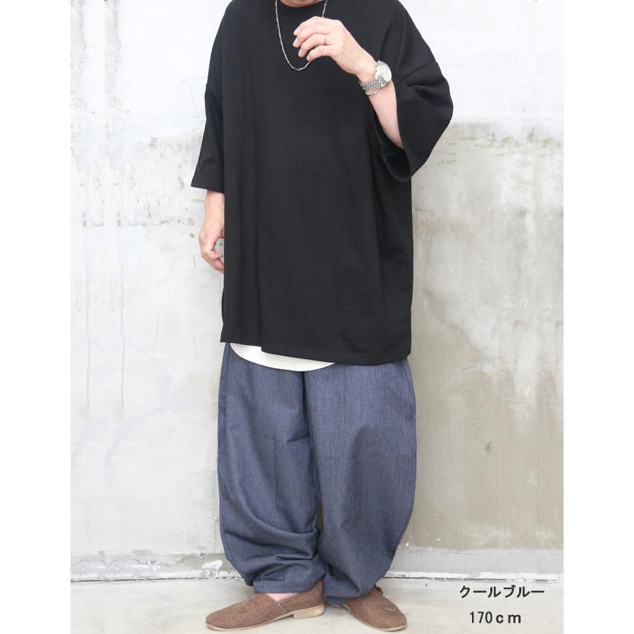 ワイドパンツ メンズ [M便 1/1] バルーンパンツ バレルパンツ バギー