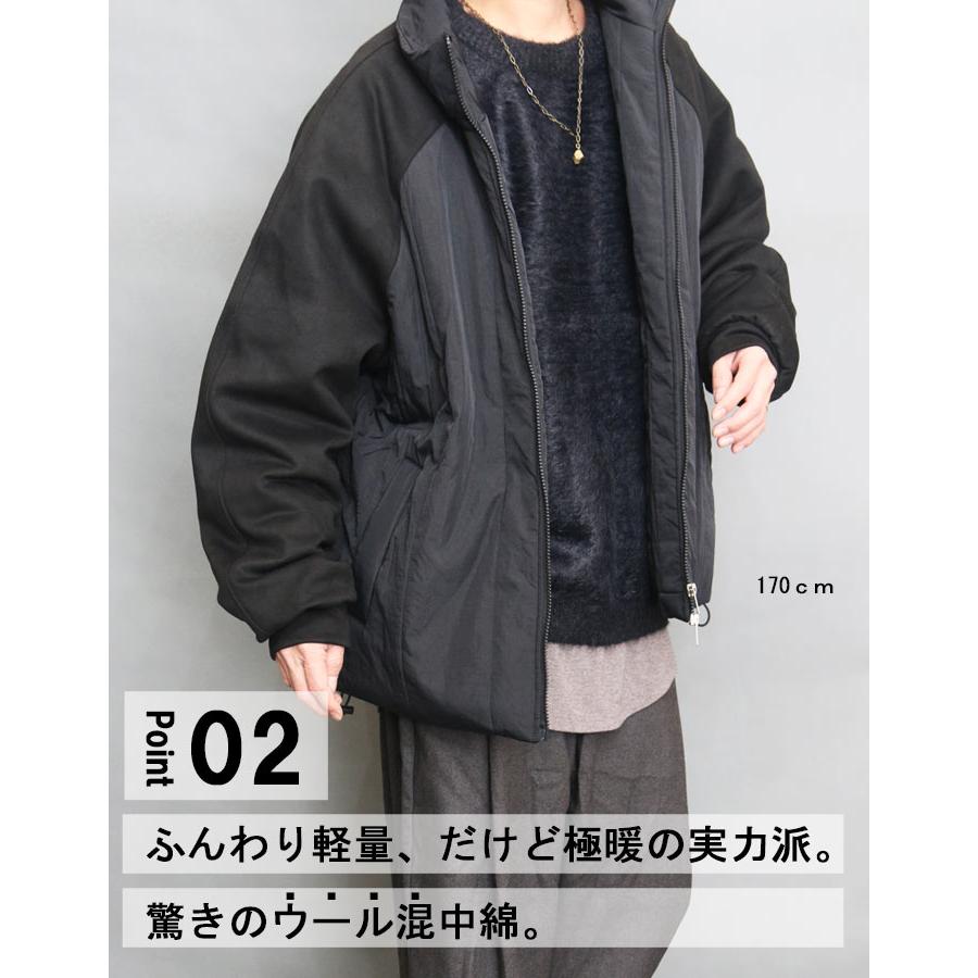 ダブルジップジャケット メンズ 極暖ジャケット 防寒ジャケット 軽量 