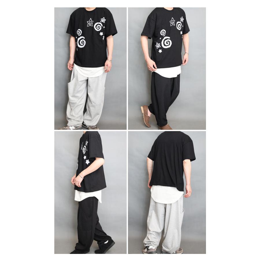 プリントTシャツ メンズ [M便 1/1] 半袖Tシャツ 短丈Tシャツ 短めT