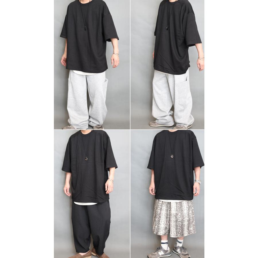 オーバーサイズTシャツ メンズ [M便 1/1] ビッグ Tシャツ 無地 5分袖