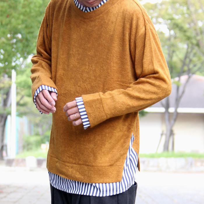 再販決定 完全オリジナル Aw フェイクレイヤードビッグニット ビッグニット メンズ 切り替えニット フェイクレイヤードニット Wn 017 Woodwhichflows 通販 Yahoo ショッピング