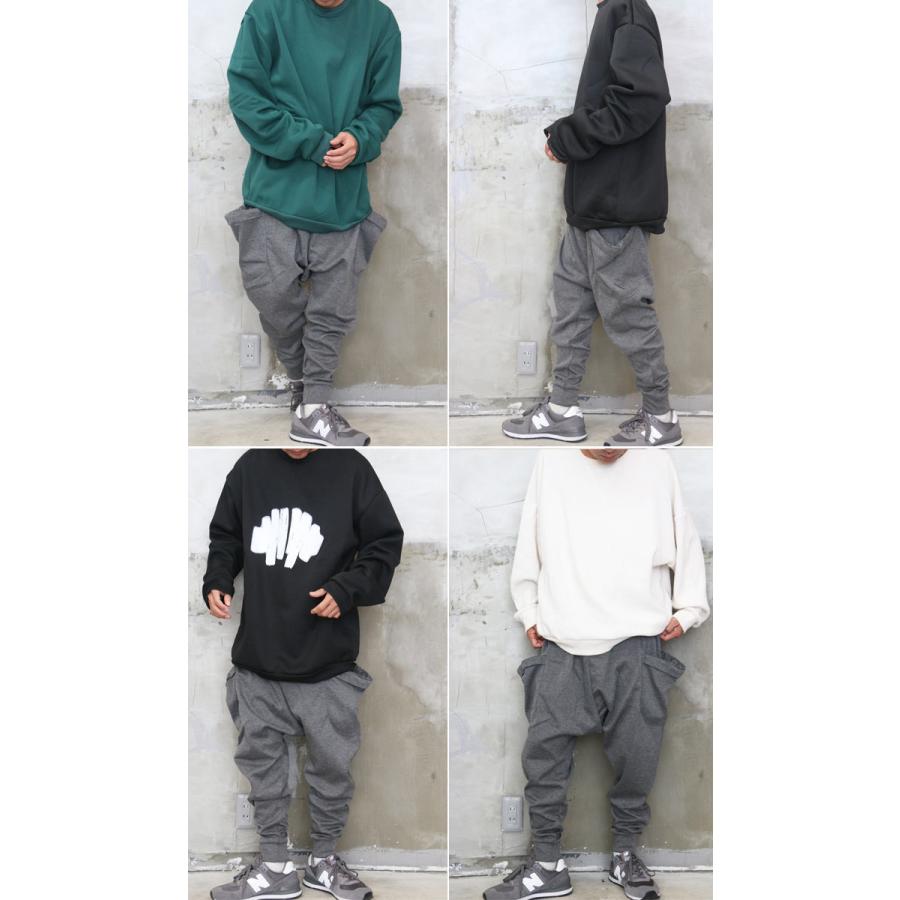 サルエルパンツ メンズ スウェットパンツ サルエル お洒落スウェット