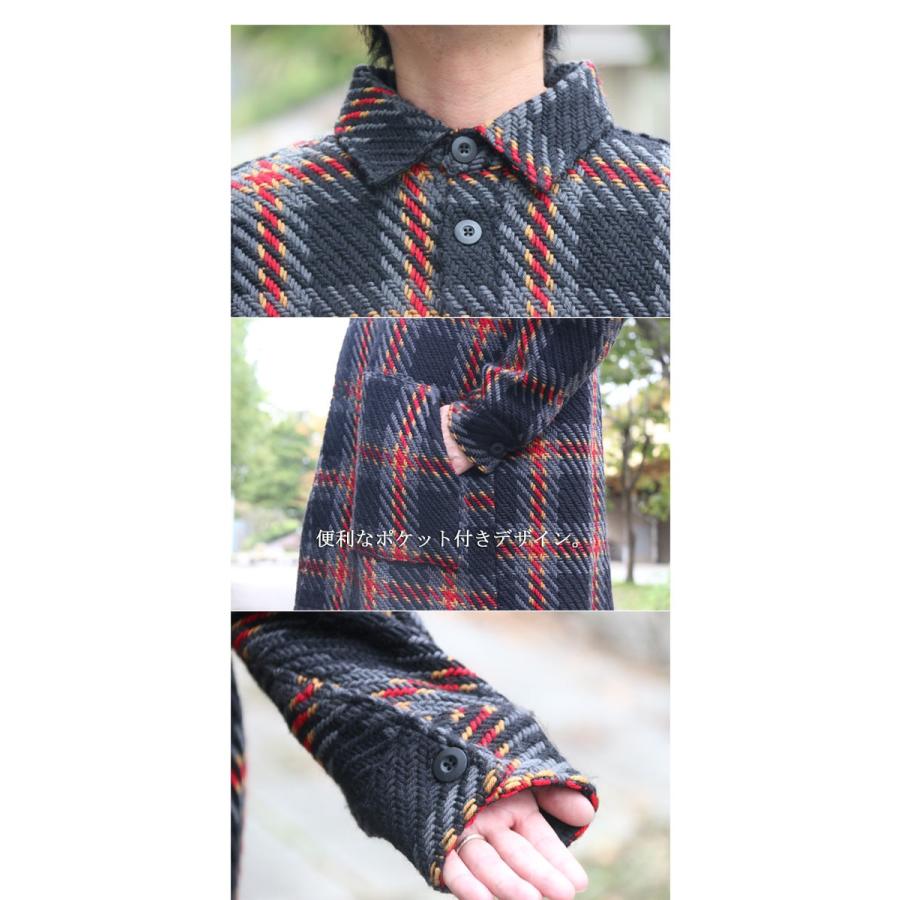 完全オリジナル Aw チェック柄ビッグジャケット ジャケット メンズ アウター メンズ チェック柄ジャケット メンズ ジャケット Wo 0081 Woodwhichflows 通販 Yahoo ショッピング