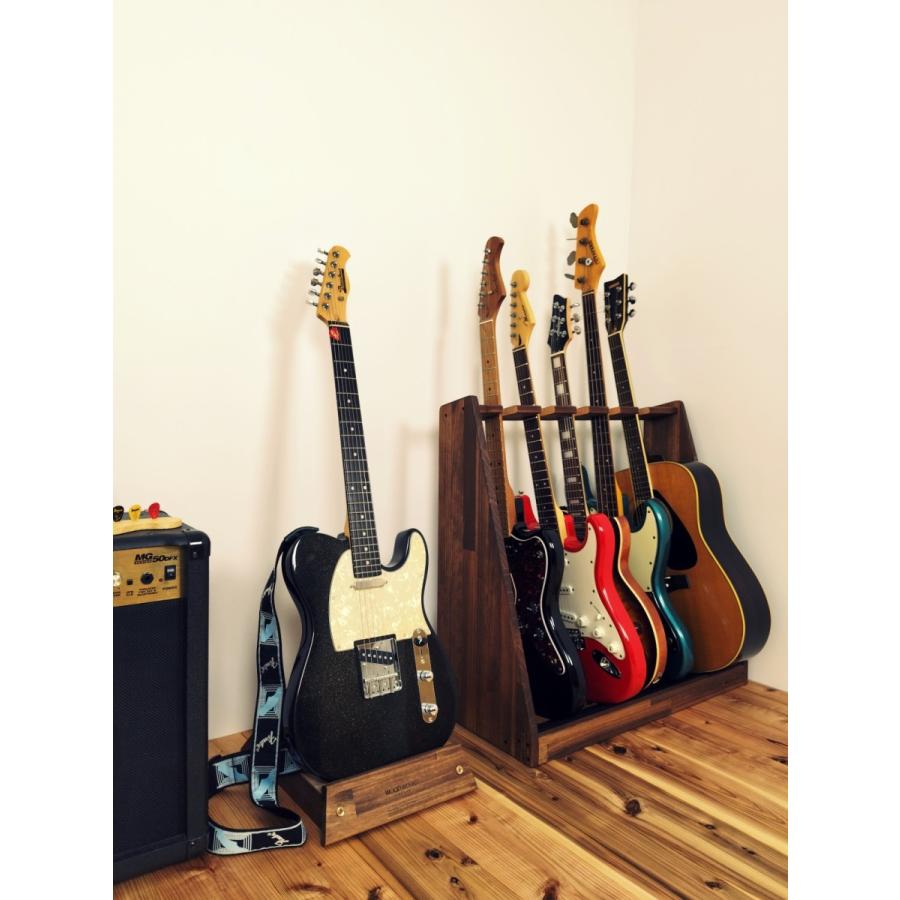 WOODWORKS ギタースタンド 1本掛 エレキギター用 ラッカー塗装対応