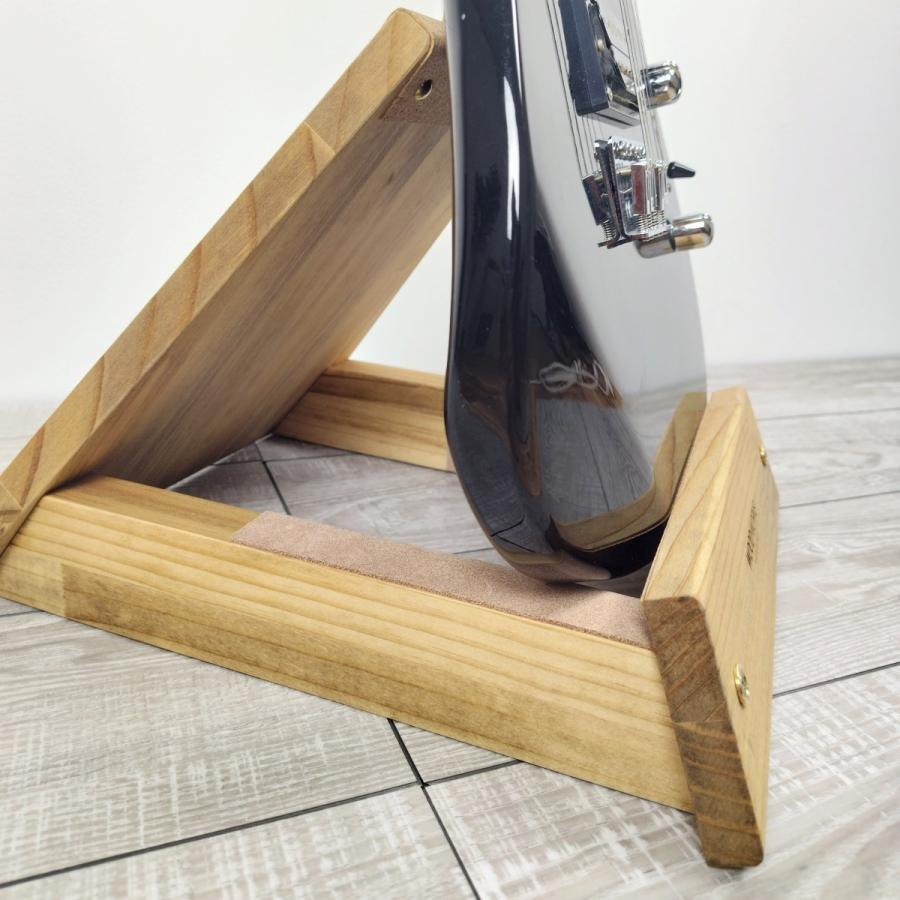 WOODWORKS ギタースタンド 1本掛 エレキギター用 ラッカー塗装対応