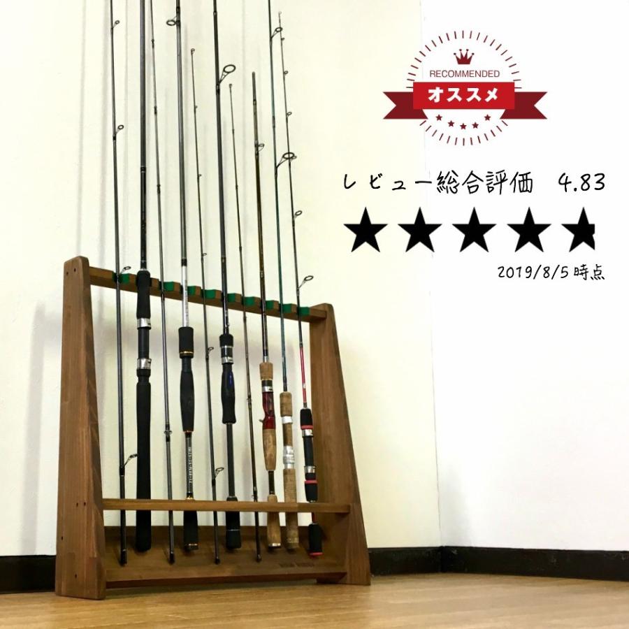 ロッドスタンド 片面10本用 ブラウン 木製 釣竿 収納 WOOD WORKS :F001:WOOD WORKS - 通販 - Yahoo!ショッピング ロッドスタンド 片面10本用 ブラウン 木製 釣竿 収納 WOOD WORKS :F001:WOOD WORKS - 通販 - Yahoo!ショッピング