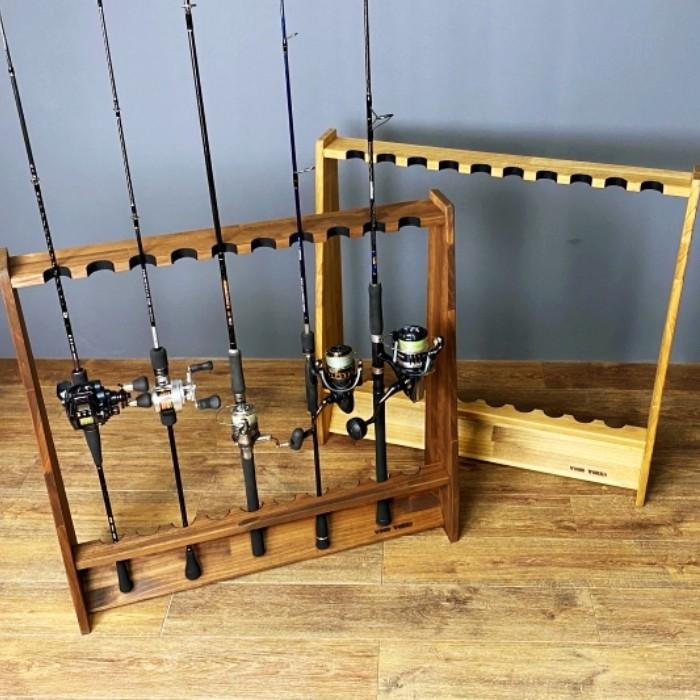 WOODWORKS 船竿・太竿・2ピース用 ロッドスタンド 木製 日本製 WOODWORKS 船竿・太竿・2ピース用 ロッドスタンド 木製 日本製