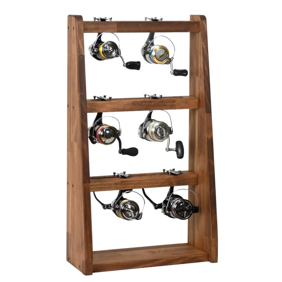 WOODWORKS リールスタンド Aタイプ (サイズ：M)木製 日本製 【 釣竿