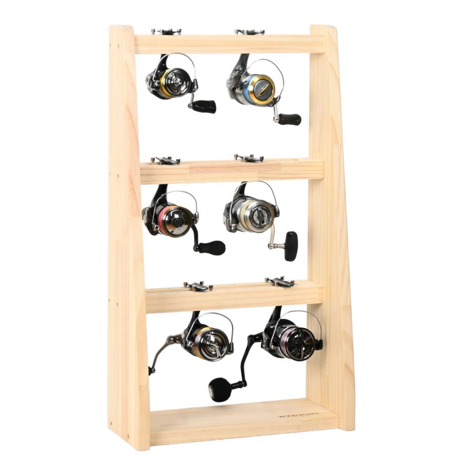 WOODWORKS リールスタンド Aタイプ (サイズ：M)木製 日本製 【 釣竿