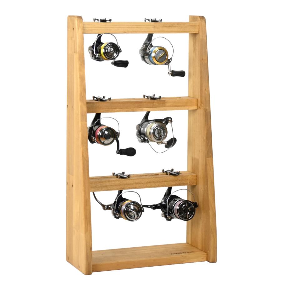 WOODWORKS リールスタンド Aタイプ (サイズ：M)木製 日本製 【 釣竿