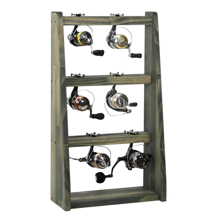 WOODWORKS リールスタンド Aタイプ (サイズ：M)木製 日本製 【 釣竿