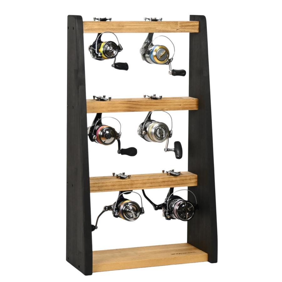 WOODWORKS リールスタンド Aタイプ (サイズ：M)木製 日本製 【 釣竿