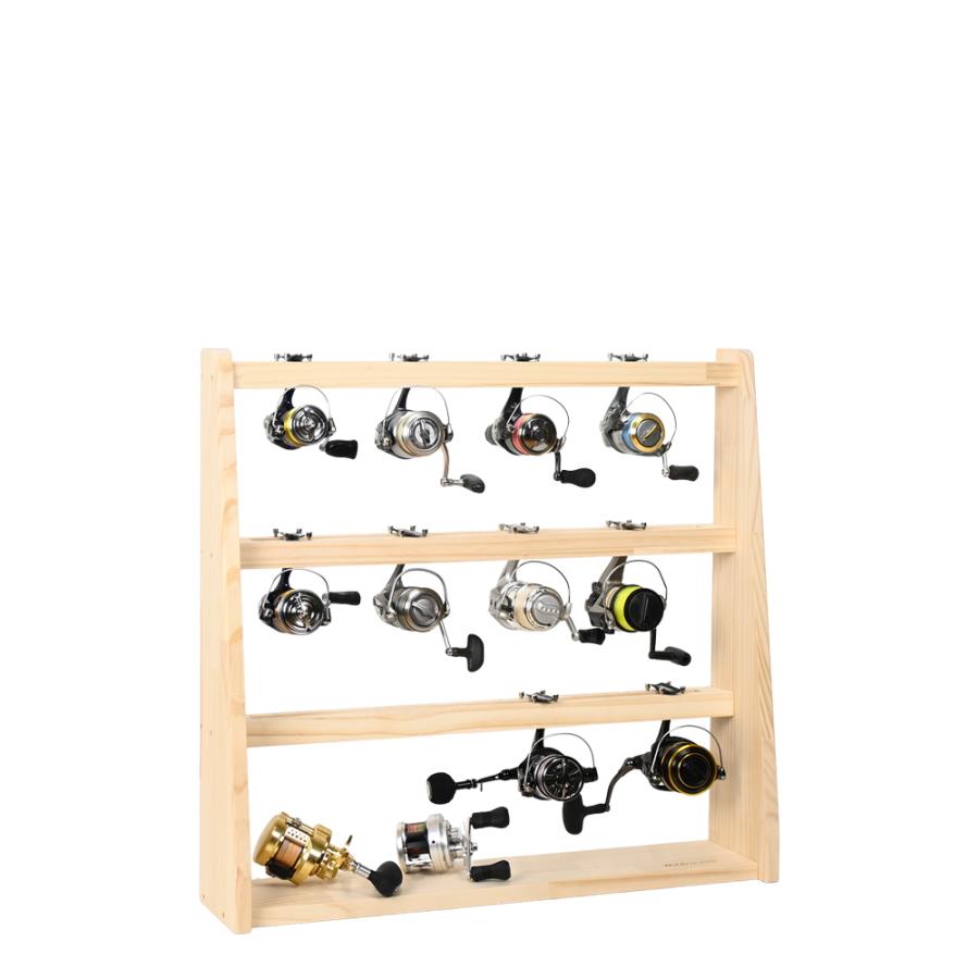 WOODWORKS リールスタンド Aタイプ (サイズ：L)木製 日本製 【 釣竿