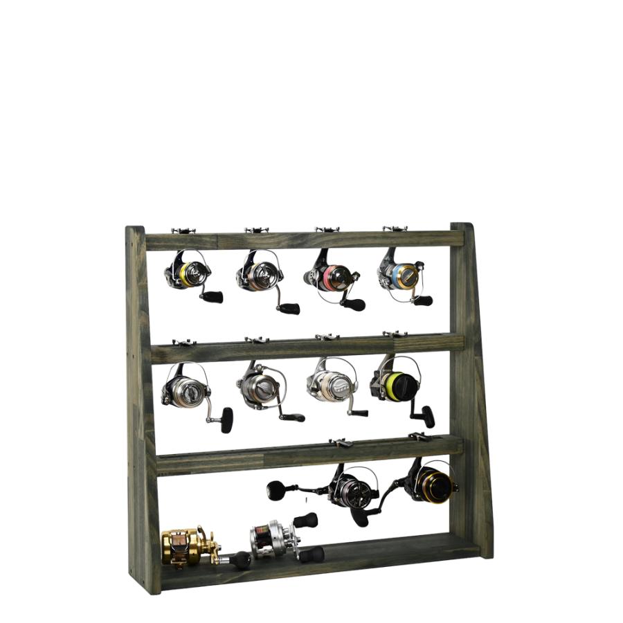 WOODWORKS リールスタンド Aタイプ (サイズ：L)木製 日本製 【 釣竿