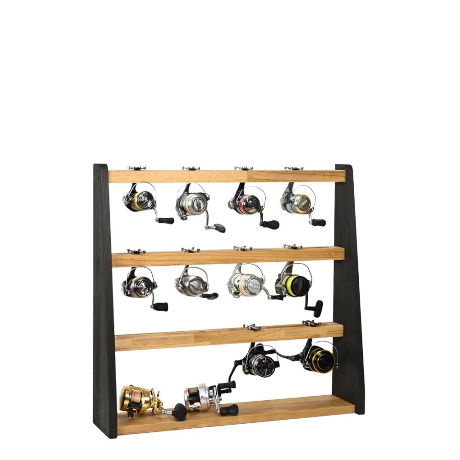WOODWORKS リールスタンド Aタイプ (サイズ：L)木製 日本製 【 釣竿