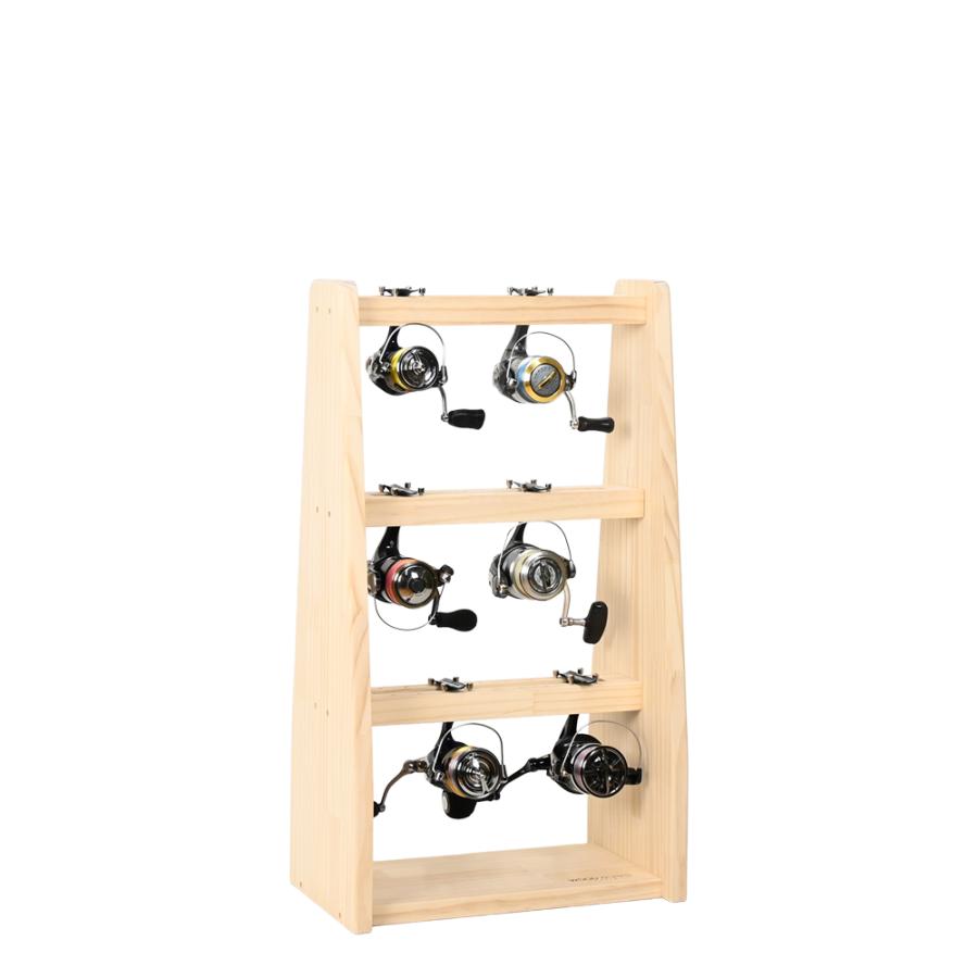 WOODWORKS リールスタンド Bタイプ (サイズ：M)木製 日本製 【 釣竿