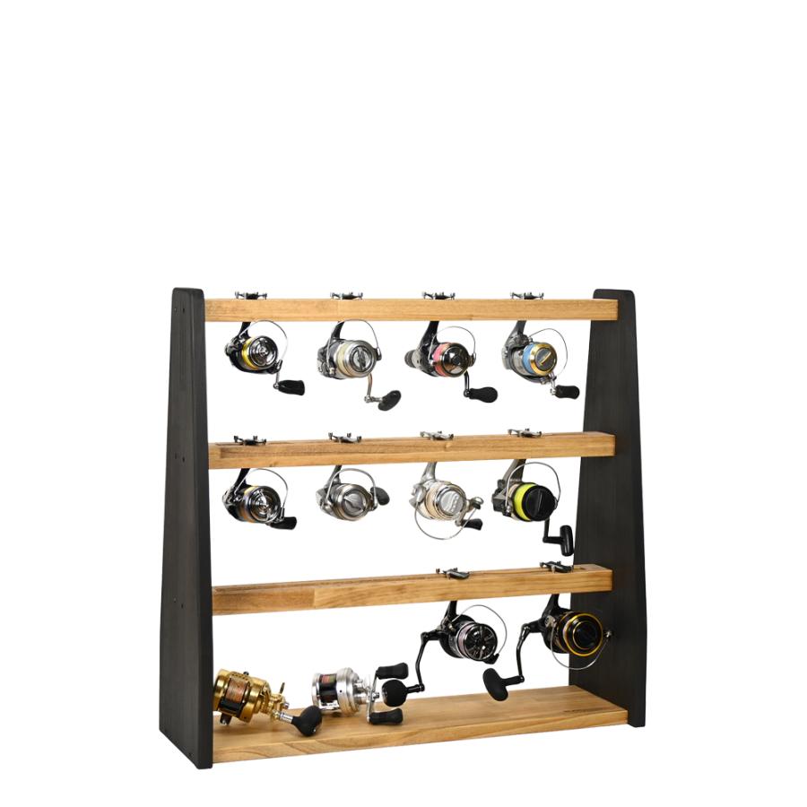 WOODWORKS リールスタンド Bタイプ (サイズ：L) 木製 日本製 【 釣竿