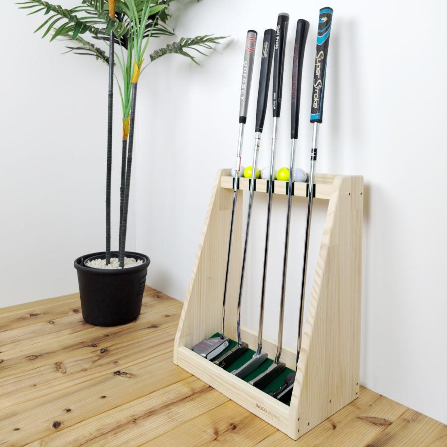 WOODWORKS パターラック 5本掛 (色：ナチュラル) 木製 日本製
