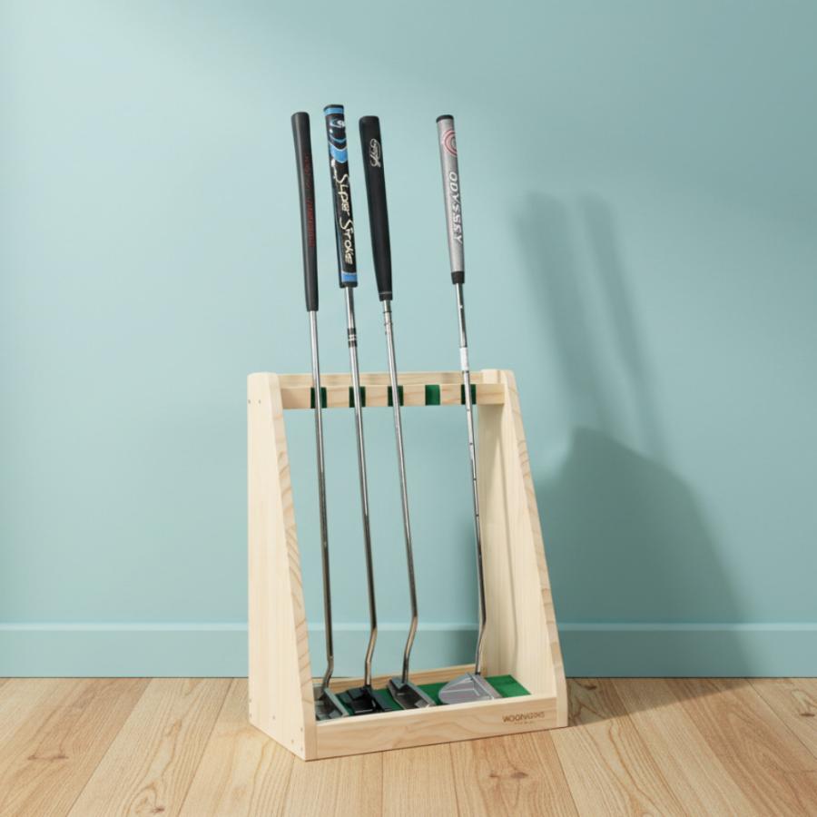 WOODWORKS パターラック 5本掛 (色：ナチュラル) 木製 日本製