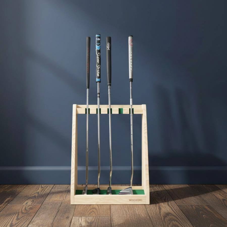 WOODWORKS パターラック 5本掛 (色：ナチュラル) 木製 日本製