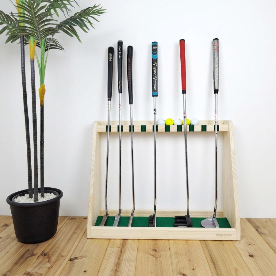 WOODWORKS パターラック 10本掛 (色：ナチュラル)木製 日本製